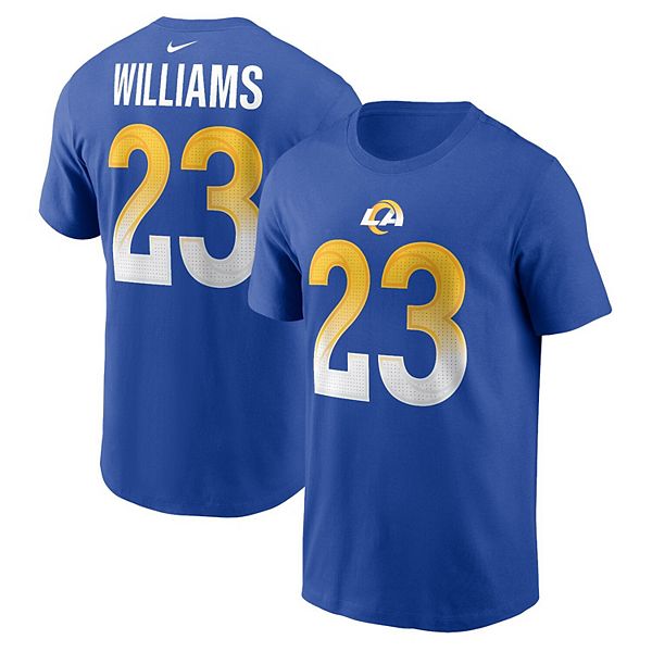Футболка с именем и номером игрока Kyren Williams, Los Angeles Rams Nike
Футболка с именем и номером игрока Kyren Williams, Los Angeles Rams Nike