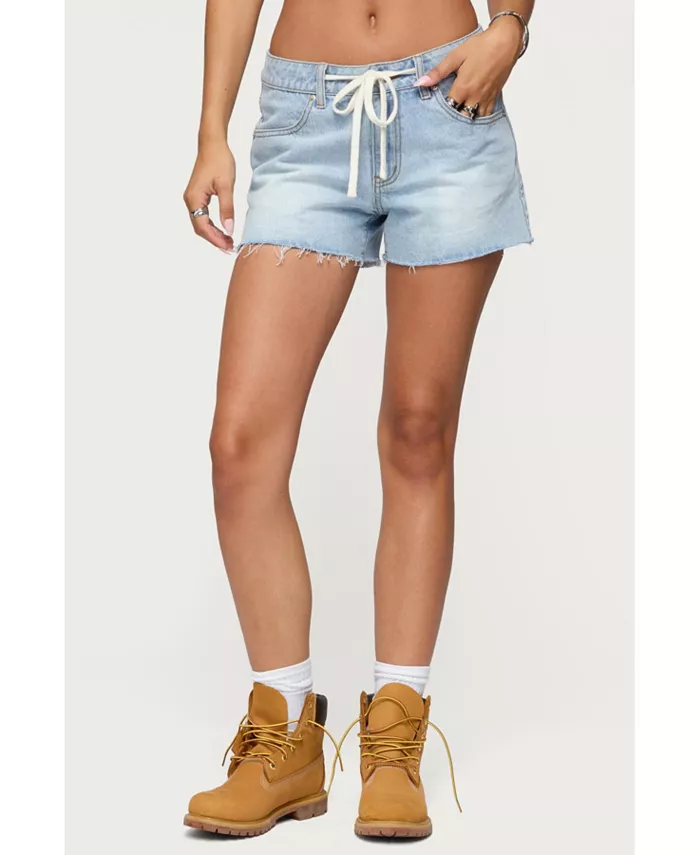 Женские джинсовые шорты Milla с низкой талией Edikted, синий
Женские джинсовые шорты Milla с низкой талией Edikted, синий