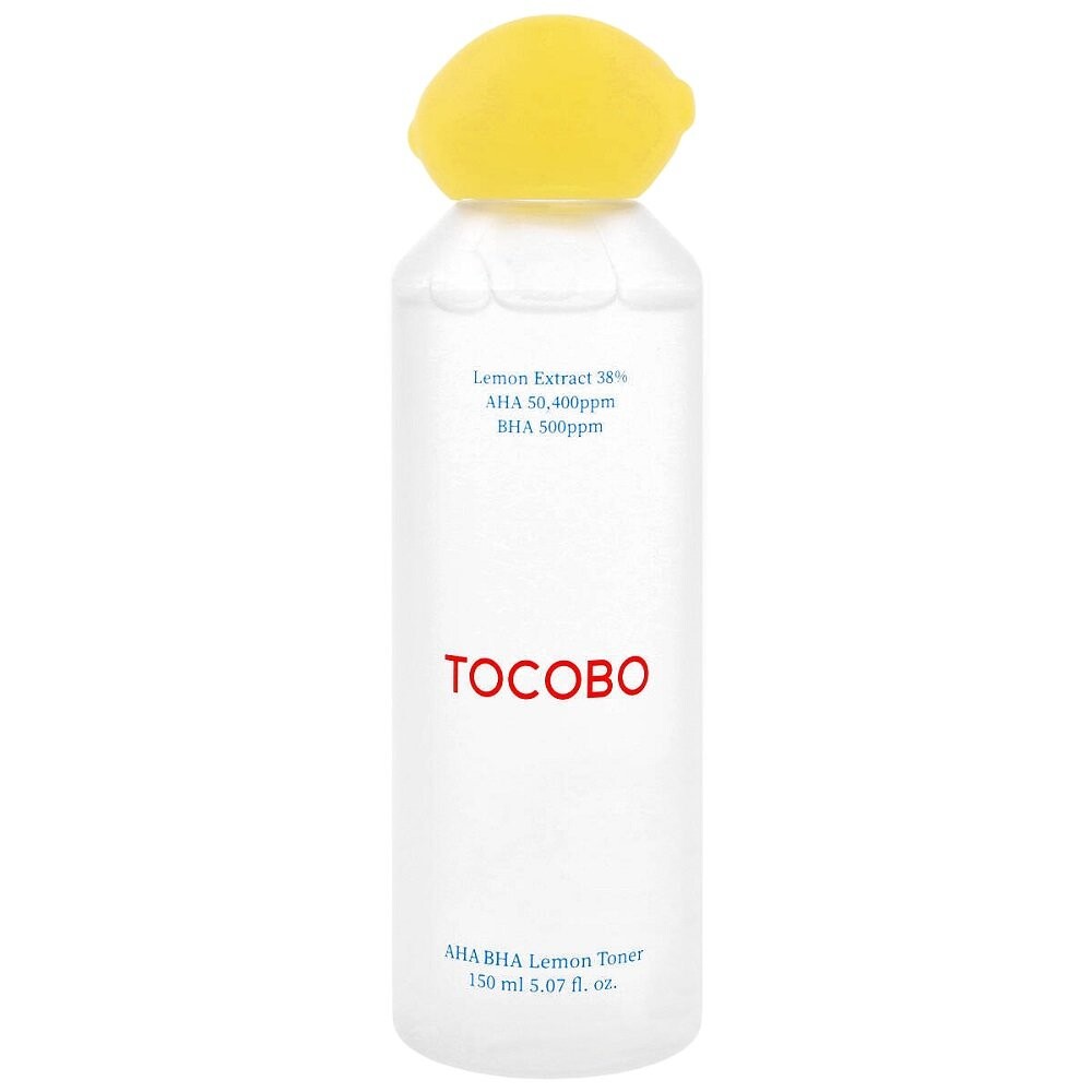 Tocobo, Лимонный тоник с AHA и BHA, 150 мл
Tocobo, Лимонный тоник с AHA и BHA, 150 мл
