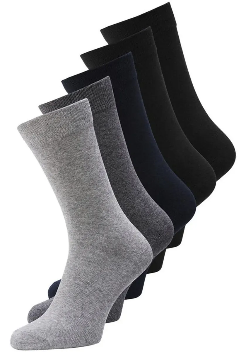 Базовые носки Jack & Jones "JACJENS SOCK 5 PACK NOOS" (упаковка, 5 пар), серый
Базовые носки Jack & Jones "JACJENS SOCK 5 PACK NOOS" (упаковка, 5 пар), серый