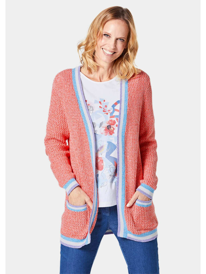 Кардиган GOLDNER Strickjacke, цвет papaya/gemustert
Кардиган GOLDNER Strickjacke, цвет papaya/gemustert