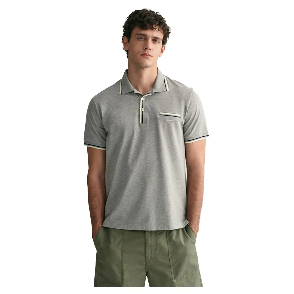 Поло с коротким рукавом Gant 2-Col Tipping Pique, серый
Поло с коротким рукавом Gant 2-Col Tipping Pique, серый