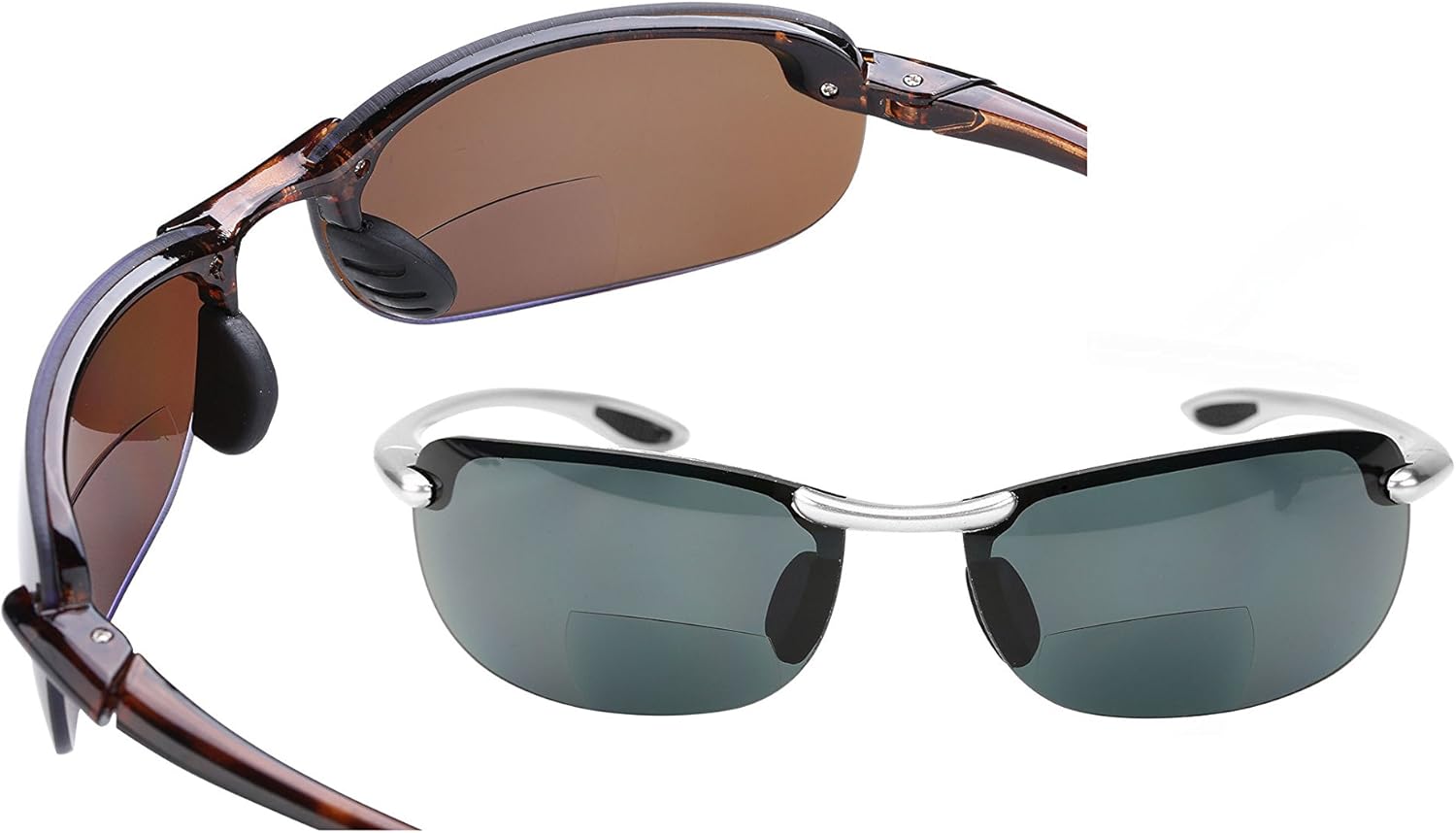 Солнцезащитные очки Mass Vision 'The Raptor' (2 пары) с легкими поляризованными бифокальными линзами и максимальной защитой от ультрафиолетового излучения и бликов, Tortoise/Silver
Солнцезащитные очки Mass Vision 'The Raptor' (2 пары) с легкими поляризованными бифокальными линзами и максимальной защитой от ультрафиолетового излучения и бликов, Tortoise/Silver