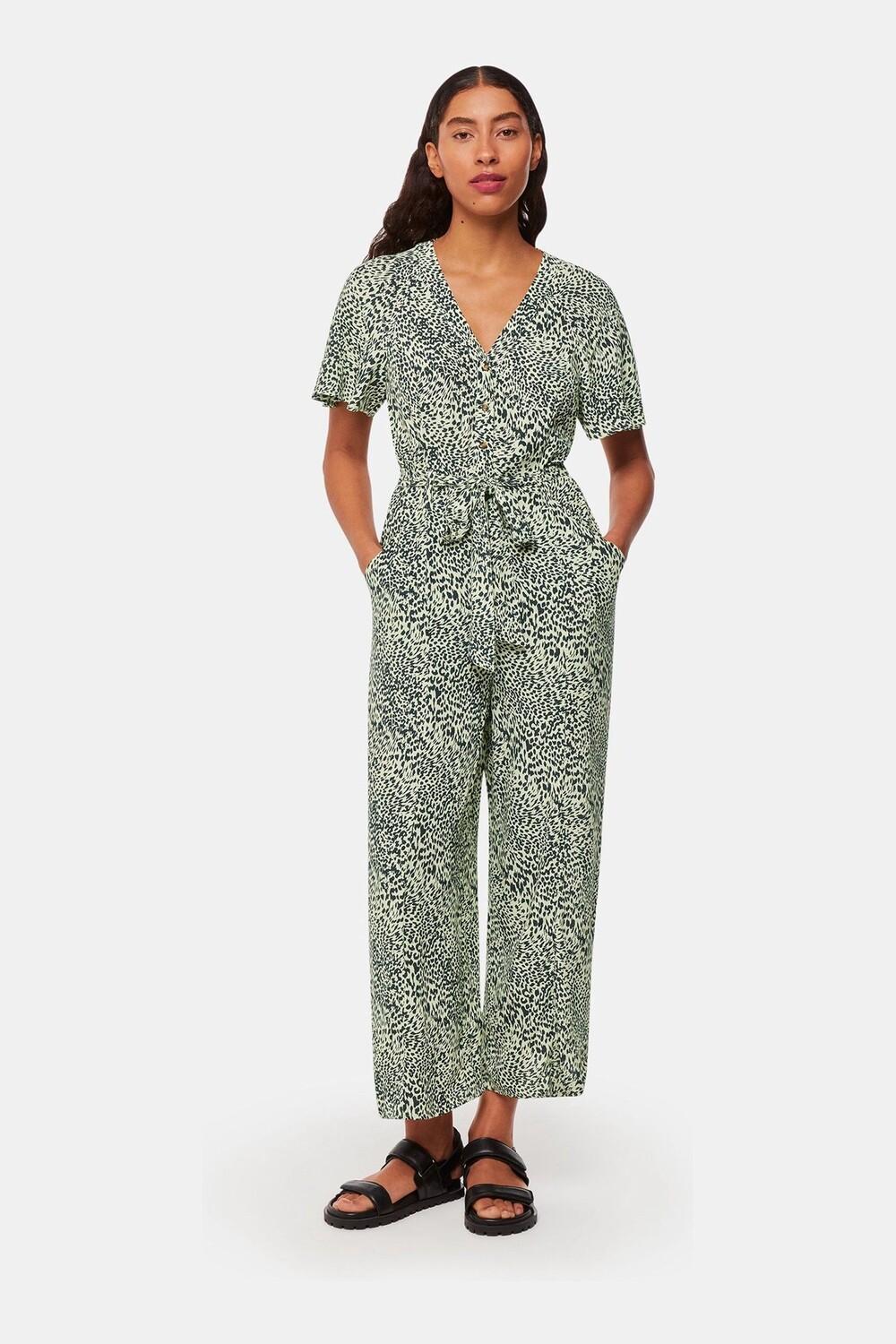 Комбинезон с диагональным леопардовым принтом Whistles, желтый
Комбинезон с диагональным леопардовым принтом Whistles, желтый