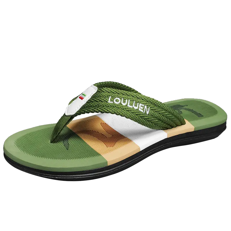 BOLE Мужские быстросохнущие шлепанцы EVA с устойчивостью к истиранию зеленые, цвет Green 
BOLE Мужские быстросохнущие шлепанцы EVA с устойчивостью к истиранию зеленые, цвет Green