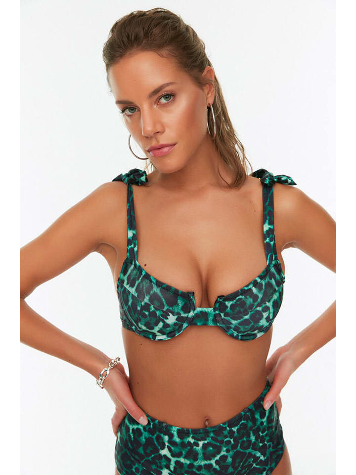 Верх бикини trendyol, зеленый
Верх бикини trendyol, зеленый