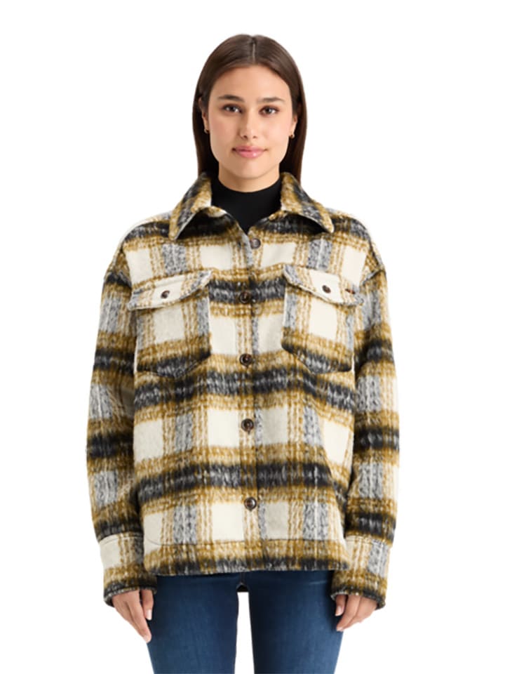 Куртка-рубашка бежево-черного цвета Scotch & Soda
Куртка-рубашка бежево-черного цвета Scotch & Soda