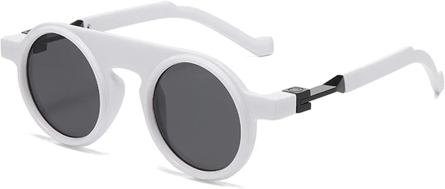 Солнцезащитные очки с защитой от УФ-излучения UV400 | Круглые женские панк-очки с прозрачным градиентом для занятий спортом на открытом воздухе и вождения DSVIGF, White Grey
Солнцезащитные очки с защитой от УФ-излучения UV400 | Круглые женские панк-очки с прозрачным градиентом для занятий спортом на открытом воздухе и вождения DSVIGF, White Grey