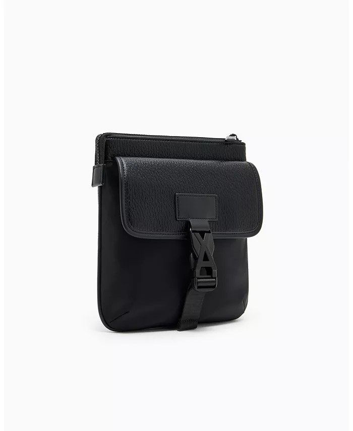 Мужская сумка-кроссбоди с ремешком и пряжкой из искусственной кожи с текстурой гальки A|X Armani Exchange
Мужская сумка-кроссбоди с ремешком и пряжкой из искусственной кожи с текстурой гальки A|X Armani Exchange