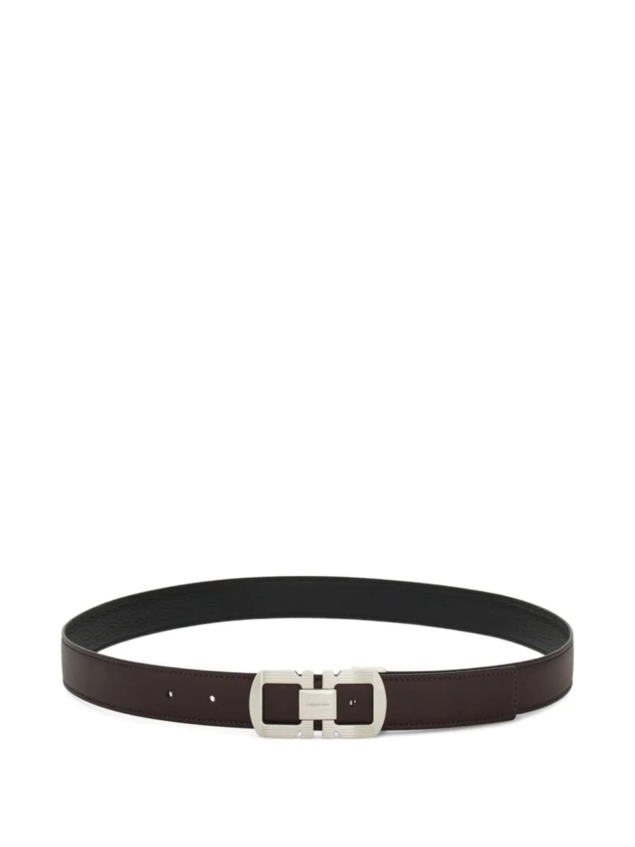 Двусторонний пояс Ганчини Ferragamo, коричневый
Двусторонний пояс Ганчини Ferragamo, коричневый