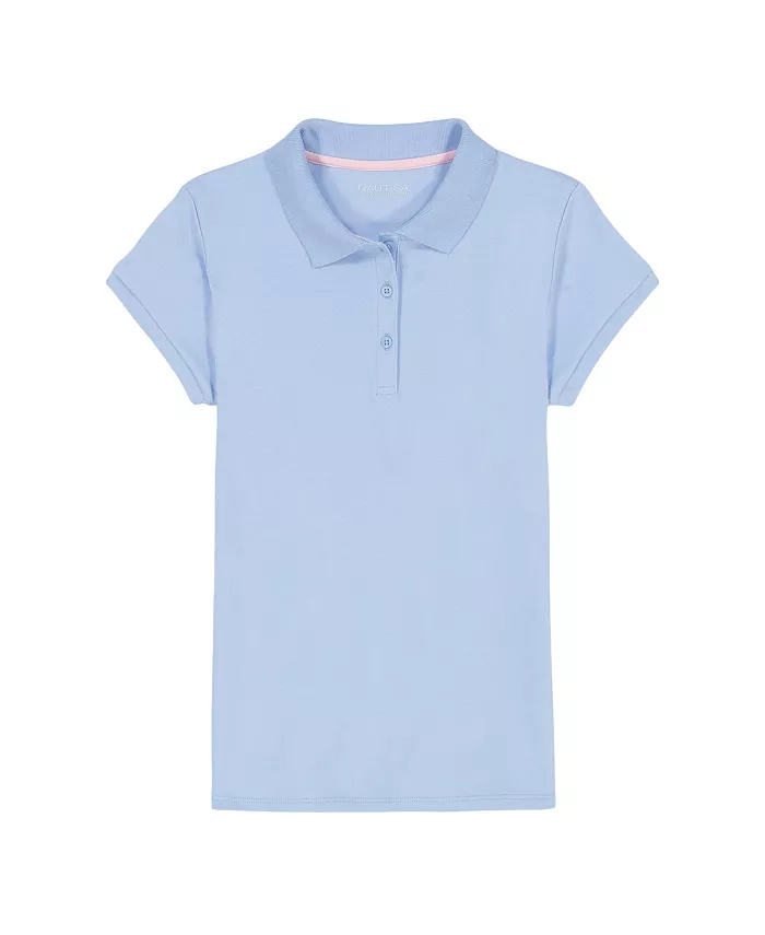 Рубашка-поло Interlock с коротким рукавом для больших девочек Nautica, синий
Рубашка-поло Interlock с коротким рукавом для больших девочек Nautica, синий