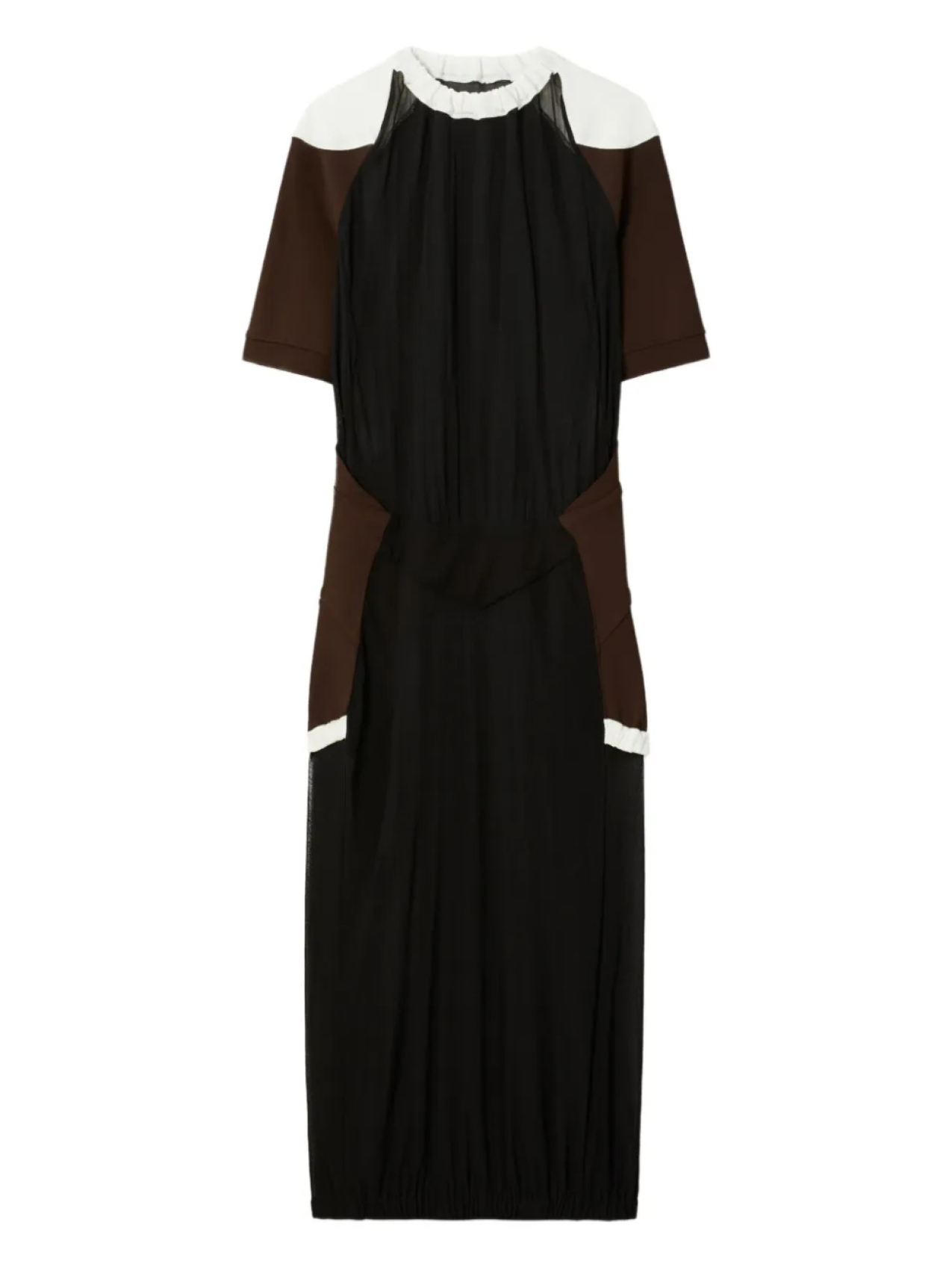 Платье миди в стиле колор-блок Tory Burch, черный
Платье миди в стиле колор-блок Tory Burch, черный