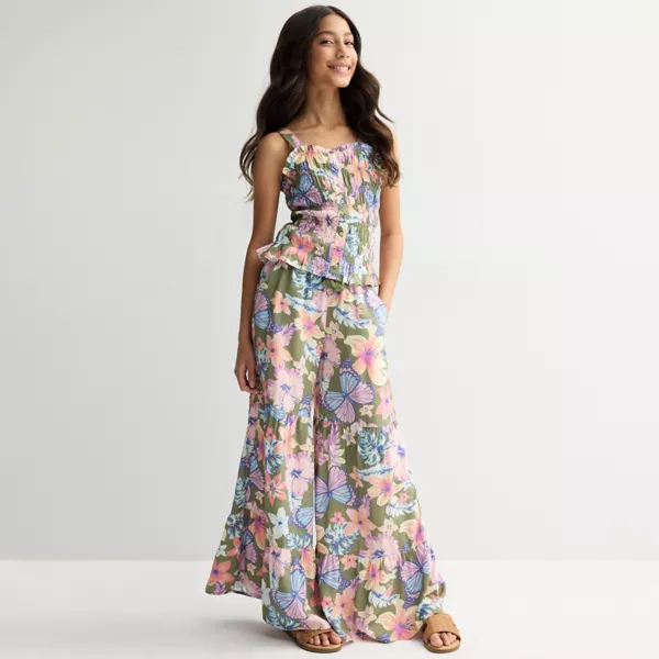 Девочки 7-16 лет комплект из топа и штанов с ярусами Limited Too, цвет multi flower
Девочки 7-16 лет комплект из топа и штанов с ярусами Limited Too, цвет multi flower