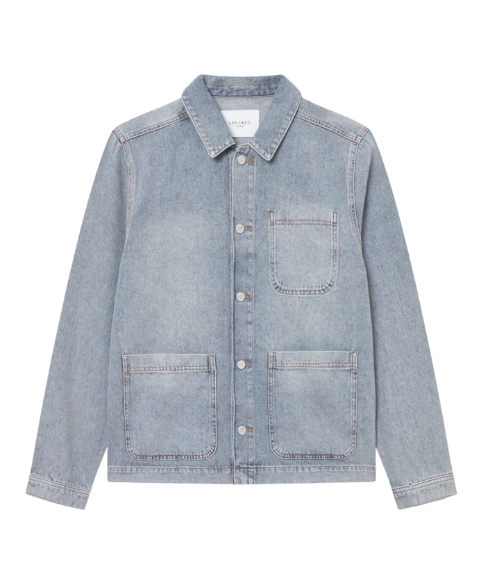 Джинсовая рубашка куртка Les Deux, синий
Джинсовая рубашка куртка Les Deux, синий