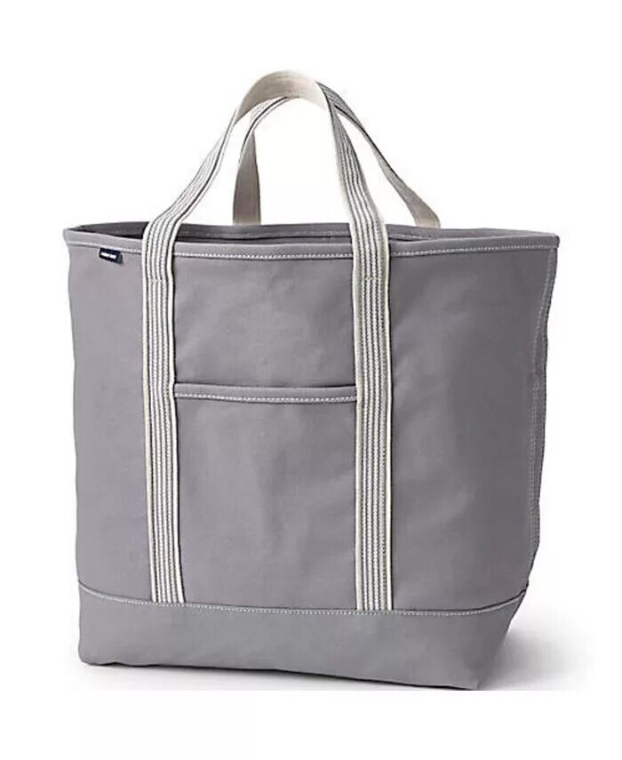 Очень большая однотонная холщовая большая сумка с 5 карманами и открытым верхом Lands' End, черный
Очень большая однотонная холщовая большая сумка с 5 карманами и открытым верхом Lands' End, черный