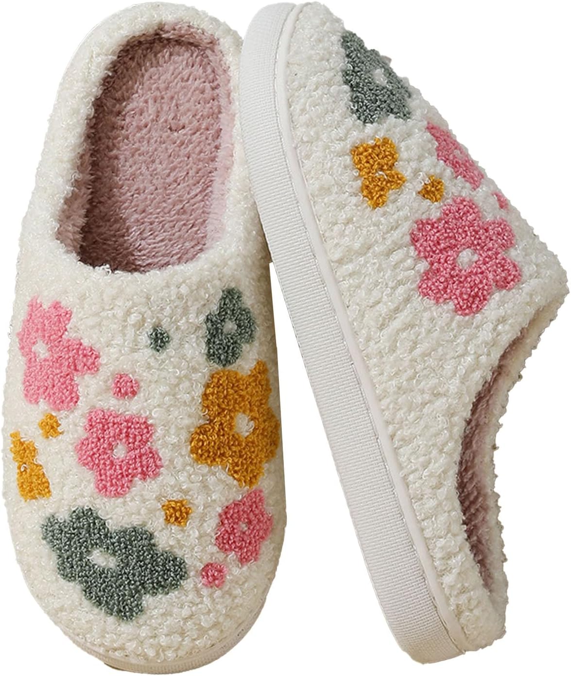 Женские и мужские домашние тапочки с элегантным бантиком, удобные плюшевые теплые тапочки, легкие, с нескользящей подошвой, для дома и улицы Oukisam, 18 Colorful Flowers
Женские и мужские домашние тапочки с элегантным бантиком, удобные плюшевые теплые тапочки, легкие, с нескользящей подошвой, для дома и улицы Oukisam, 18 Colorful Flowers