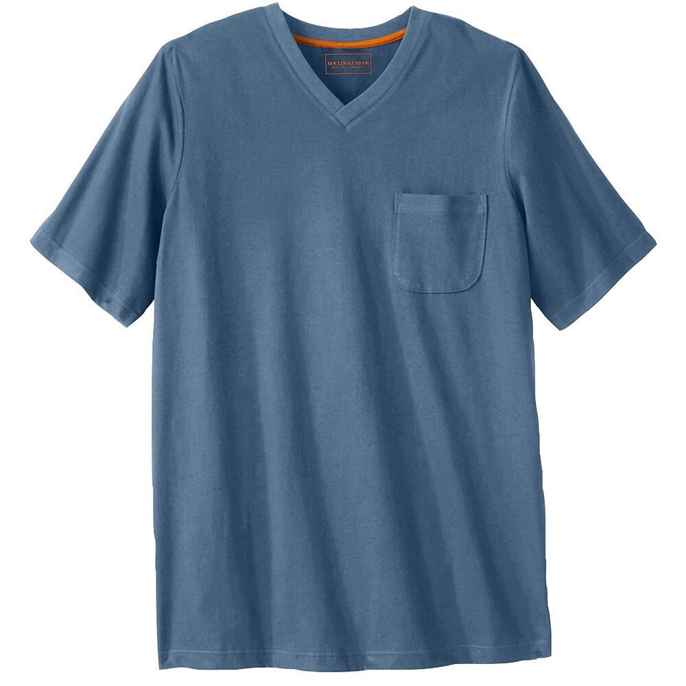 Мужская футболка Boulder Creek By Kingsize с v-образным вырезом и карманами большого и высокого веса, цвет Slate Blue
Мужская футболка Boulder Creek By Kingsize с v-образным вырезом и карманами большого и высокого веса, цвет Slate Blue