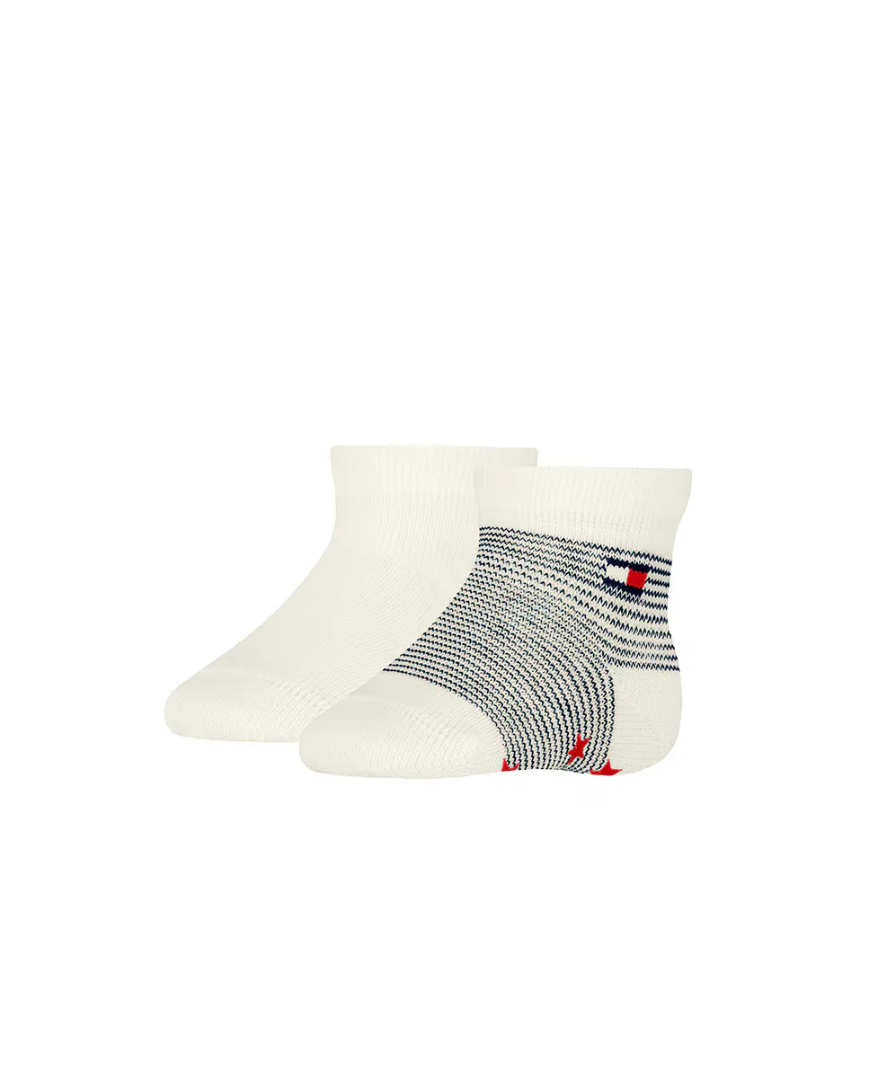 Детские носки Tommy Hilfiger - нескользящие и усиленные (упаковка из 2 шт.), многоцветный
Детские носки Tommy Hilfiger - нескользящие и усиленные (упаковка из 2 шт.), многоцветный