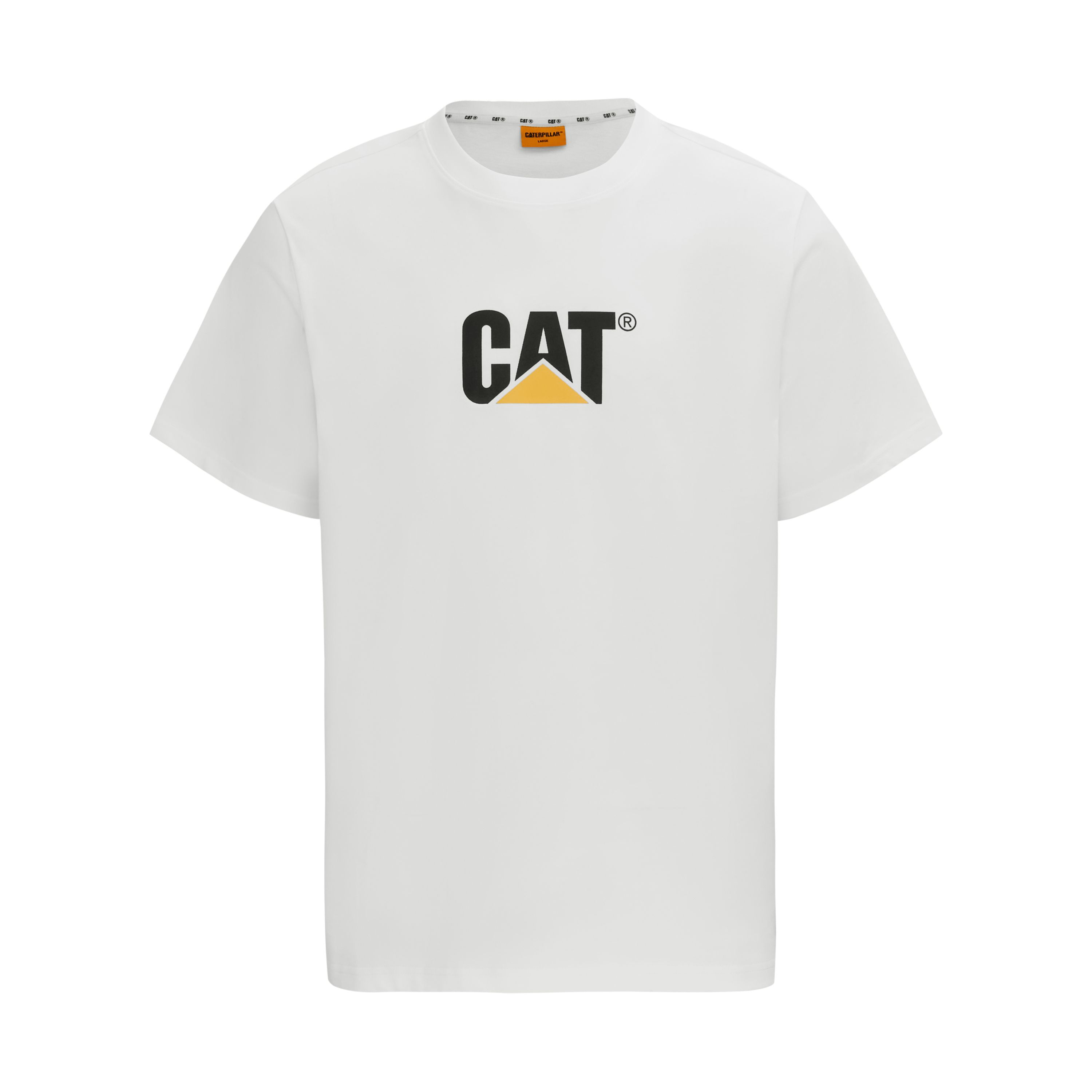 Футболка унисекс CAT, белая 
Футболка унисекс CAT, белая