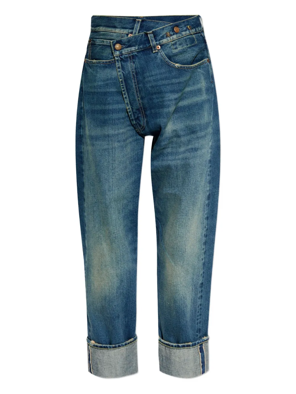 Джинсы с перекрестными ремешками R13, синий
Джинсы с перекрестными ремешками R13, синий