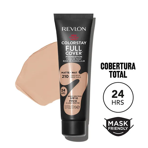 Матовая основа под макияж с полным покрытием Colorstay Full Cover Foundation Revlon, цвет sand beige
Матовая основа под макияж с полным покрытием Colorstay Full Cover Foundation Revlon, цвет sand beige