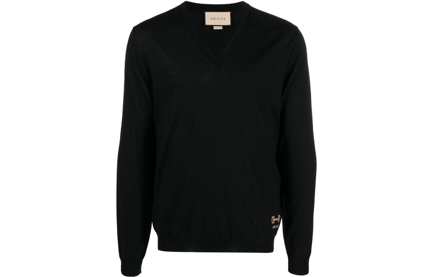 Свитер мужской Gucci с логотипом, черный
Свитер мужской Gucci с логотипом, черный