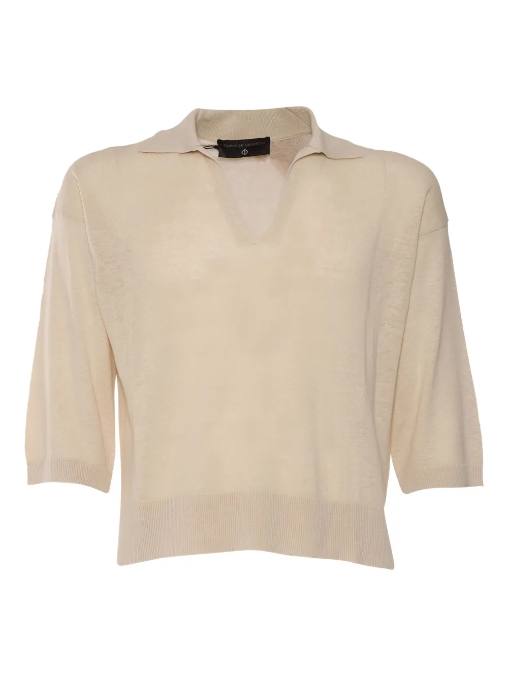 Топ с рукавами три четверти Filippo De Laurentiis, нейтральный
Топ с рукавами три четверти Filippo De Laurentiis, нейтральный