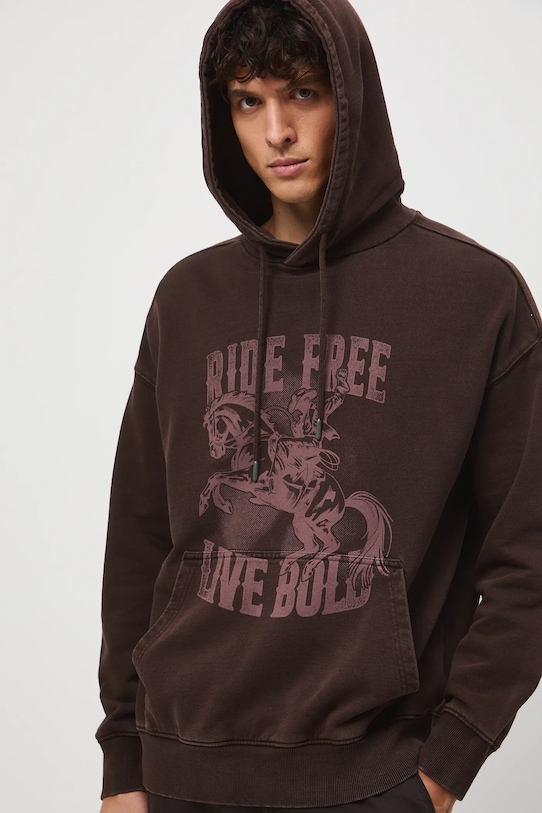 Хлопковая толстовка с капюшоном Medicine, коричневая, Коричневый, Хлопковая толстовка с капюшоном Medicine, коричневая
Хлопковая толстовка с капюшоном Medicine, коричневая, Коричневый, Хлопковая толстовка с капюшоном Medicine, коричневая