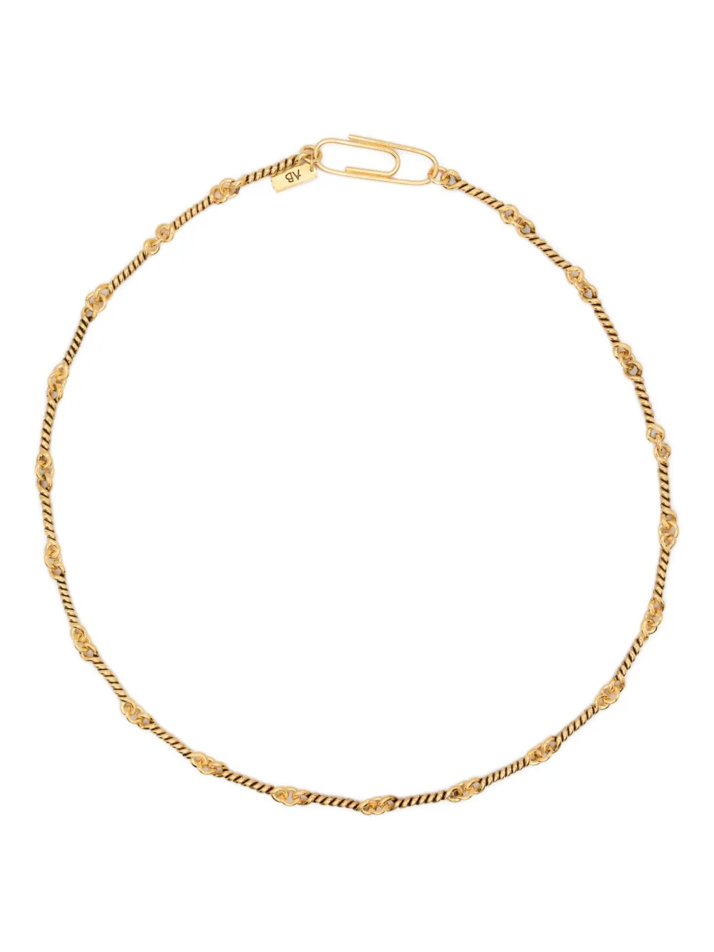 Ожерелье в форме сердца из витой цепи Aurelie Bidermann, золотой
Ожерелье в форме сердца из витой цепи Aurelie Bidermann, золотой