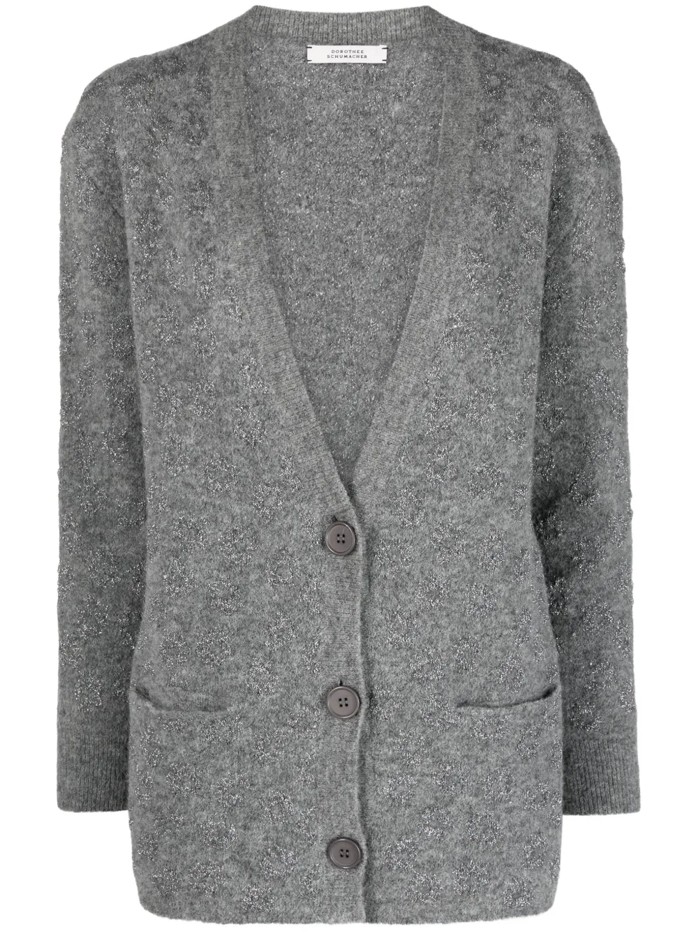 Жаккардовый кардиган Flower Sparkle с узором Dorothee Schumacher, серый
Жаккардовый кардиган Flower Sparkle с узором Dorothee Schumacher, серый