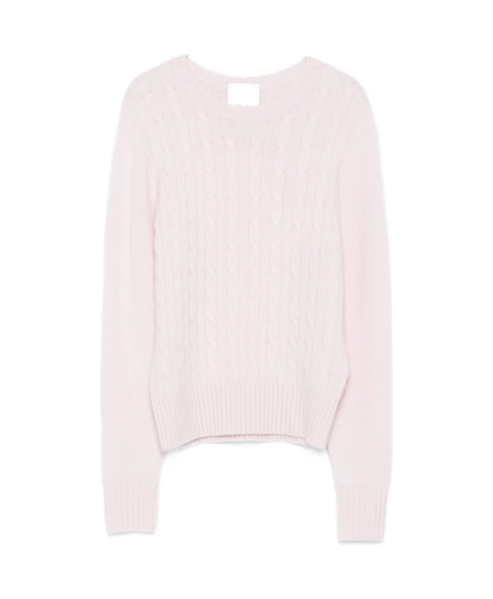 Розовый свитер крупной вязки с круглым вырезом Allude, розовый
Розовый свитер крупной вязки с круглым вырезом Allude, розовый