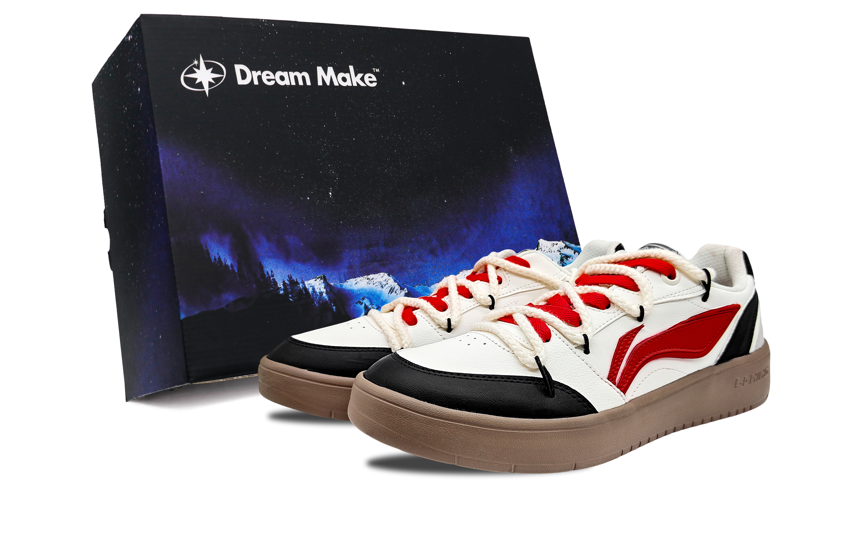 LINING Мужские кроссовки для скейтбординга Yuanbao V3 с противоскользящим, сбалансированным и дышащим верхом, черно-белые
LINING Мужские кроссовки для скейтбординга Yuanbao V3 с противоскользящим, сбалансированным и дышащим верхом, черно-белые