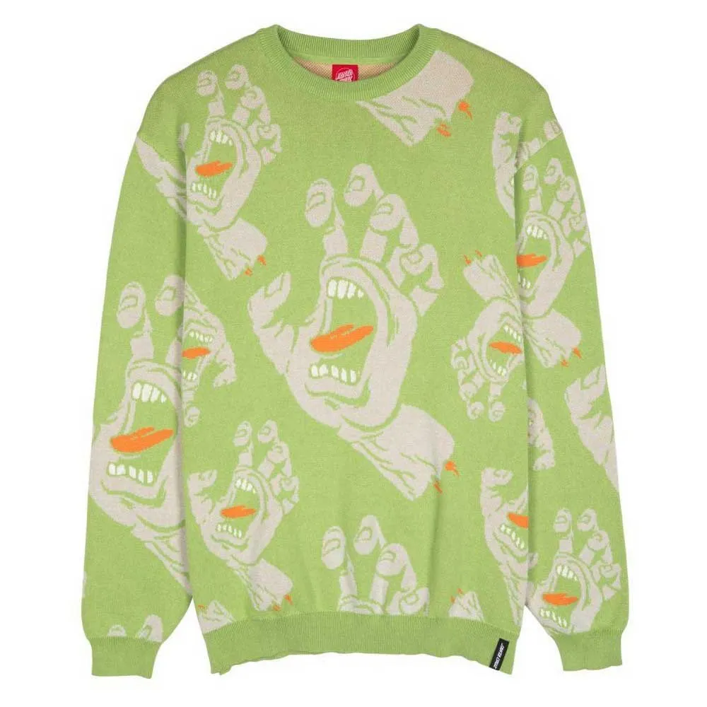 Свитер Santa Cruz Crew hands all over knit, зеленый
Свитер Santa Cruz Crew hands all over knit, зеленый