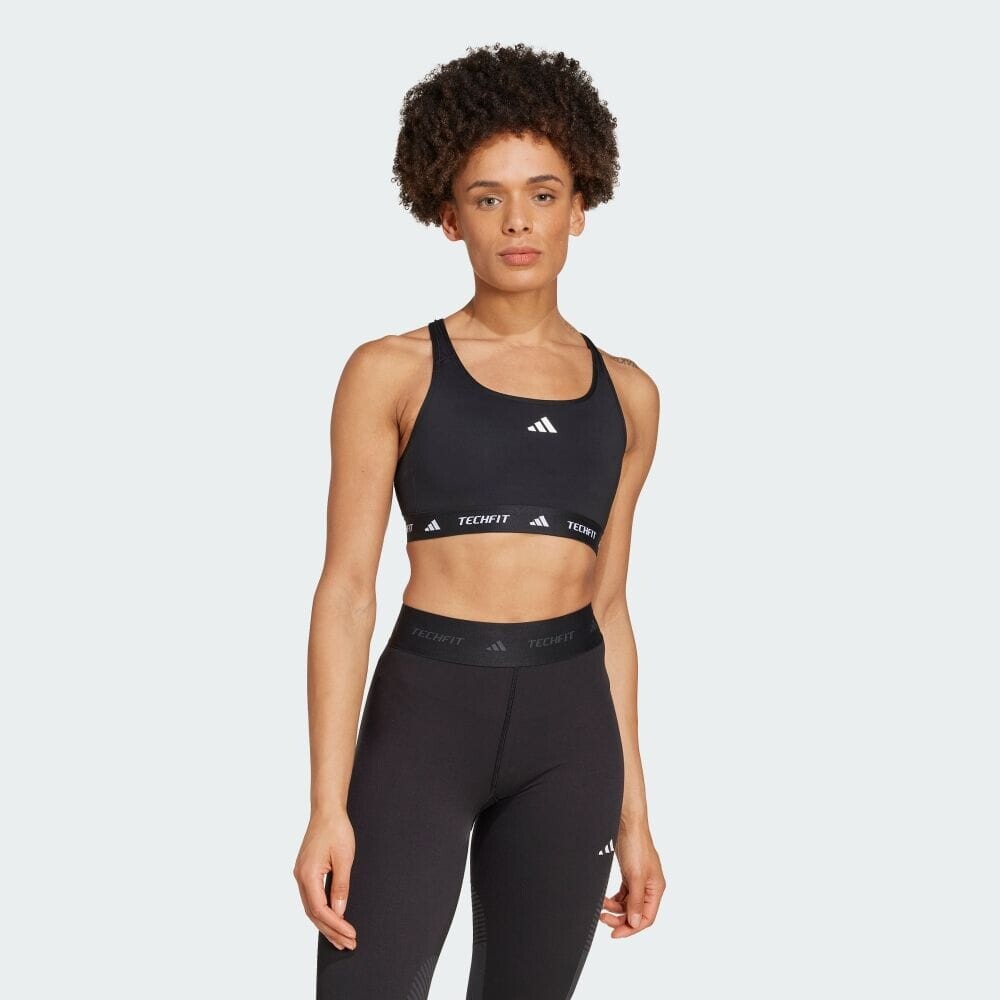 Спортивный бюстгальтер Adidas Techfit Medium Support Bra, черный
Спортивный бюстгальтер Adidas Techfit Medium Support Bra, черный