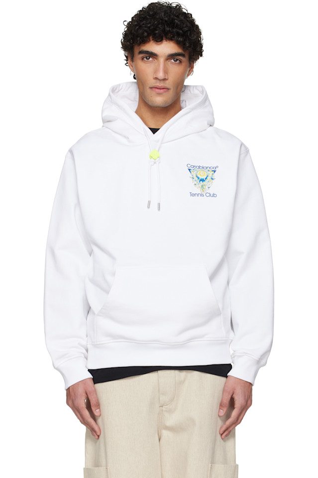 Casablanca Белая толстовка с изображением символики теннисного клуба
Casablanca Белая толстовка с изображением символики теннисного клуба