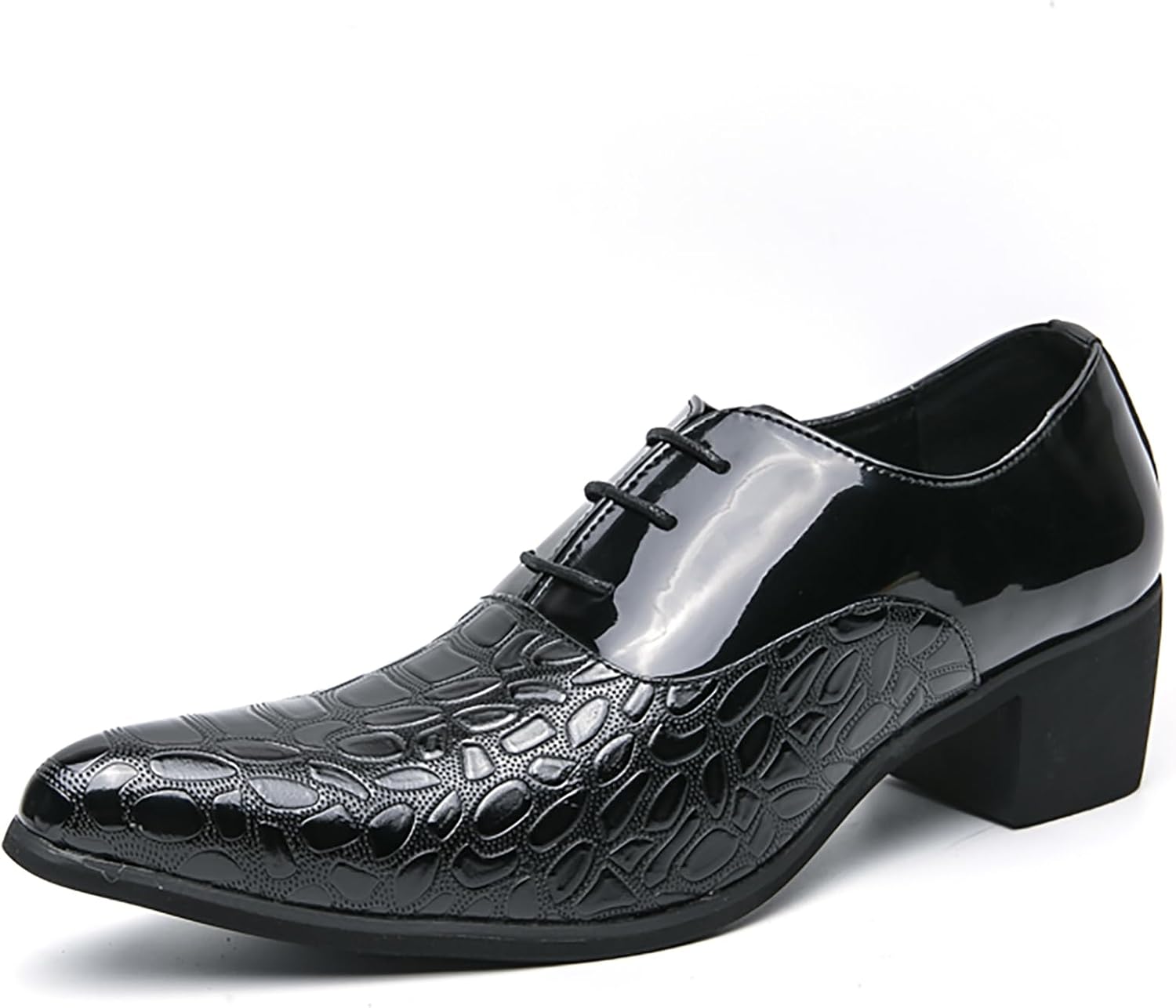 Мужские оксфорды с лакированной кожей, толстый каблук, классический носок, шнуровка, удобные, низкие, противоскользящие, для делового и повседневного стиля, для свадьбы и вечеринки Qeosnbx, черный
Мужские оксфорды с лакированной кожей, толстый каблук, классический носок, шнуровка, удобные, низкие, противоскользящие, для делового и повседневного стиля, для свадьбы и вечеринки Qeosnbx, черный