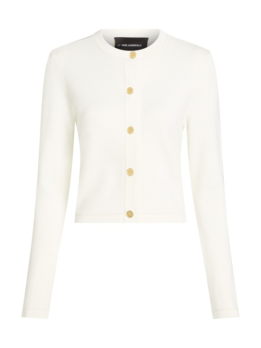 Вязаный кардиган Karl Lagerfeld, белый
Вязаный кардиган Karl Lagerfeld, белый