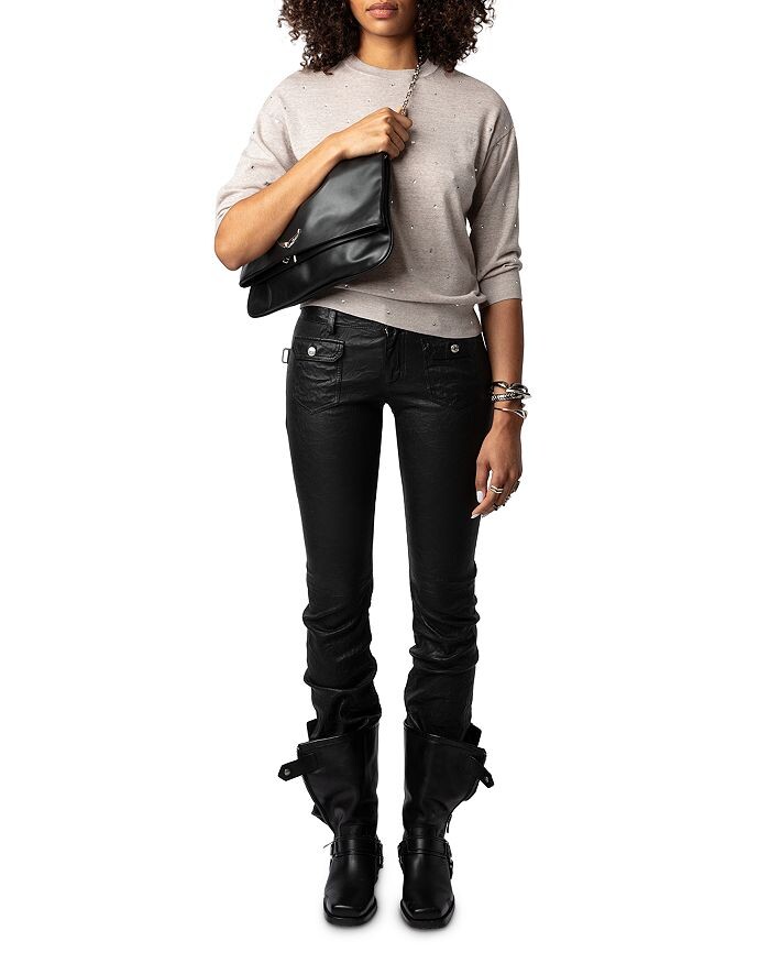 Свитер Zadig & Voltaire Kandy из мериносовой шерсти с кристаллами, коричневый/бежевый
Свитер Zadig & Voltaire Kandy из мериносовой шерсти с кристаллами, коричневый/бежевый