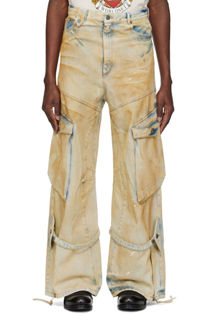 Бежевые джинсы карго EGONlab
Бежевые джинсы карго EGONlab