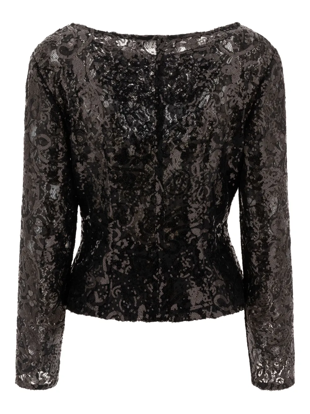 Кружевной топ с пайетками F.It, черный
Кружевной топ с пайетками F.It, черный