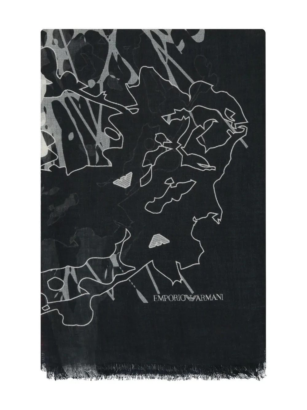 Шарф с принтом EMPORIO ARMANI, черный
Шарф с принтом EMPORIO ARMANI, черный