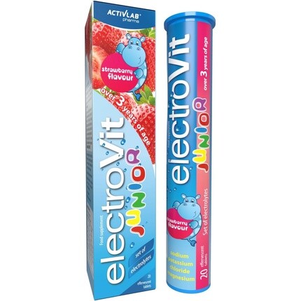 ElectroVit Junior Высококачественная детская диетическая добавка со вкусом клубники и цитратом магния Activlab
ElectroVit Junior Высококачественная детская диетическая добавка со вкусом клубники и цитратом магния Activlab