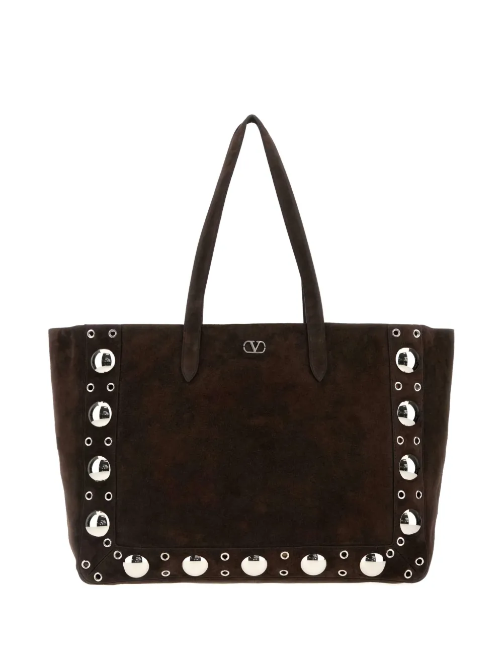 Сумка-тоут Nellcôte с люверсами и замшей VALENTINO GARAVANI, коричневый
Сумка-тоут Nellcôte с люверсами и замшей VALENTINO GARAVANI, коричневый