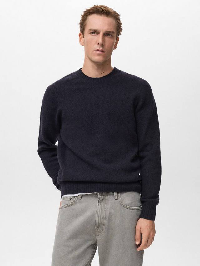 Вязаный свитер из смесовой шерсти Mango, Navy
Вязаный свитер из смесовой шерсти Mango, Navy