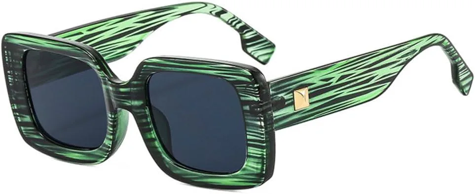 Женские солнцезащитные очки LVTFCO Fashion с защитой от УФ-излучения UV400, ретро-стиль, декоративные заклепки, модные мужские солнцезащитные очки, Green Stripes Gray
Женские солнцезащитные очки LVTFCO Fashion с защитой от УФ-излучения UV400, ретро-стиль, декоративные заклепки, модные мужские солнцезащитные очки, Green Stripes Gray