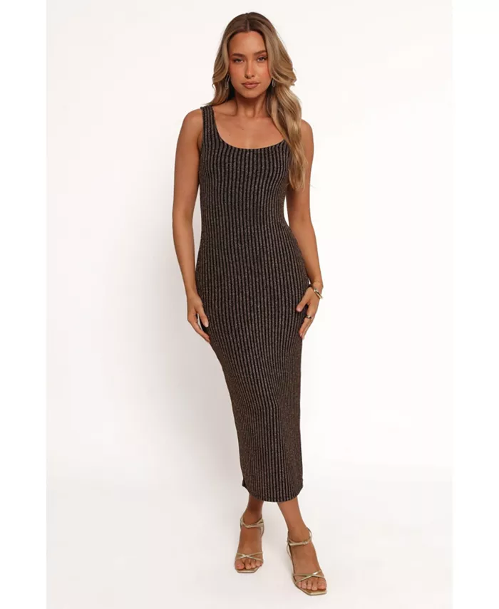 Женское платье миди Джемма Petal and Pup, черный 
Женское платье миди Джемма Petal and Pup, черный