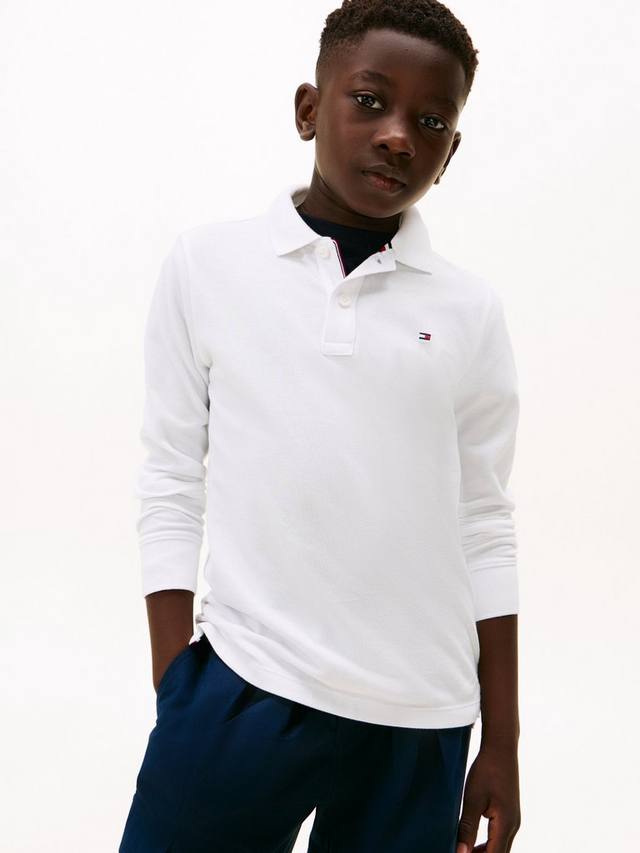 Детская поло с длинными рукавами Regular Fit Tommy Hilfiger, White
Детская поло с длинными рукавами Regular Fit Tommy Hilfiger, White