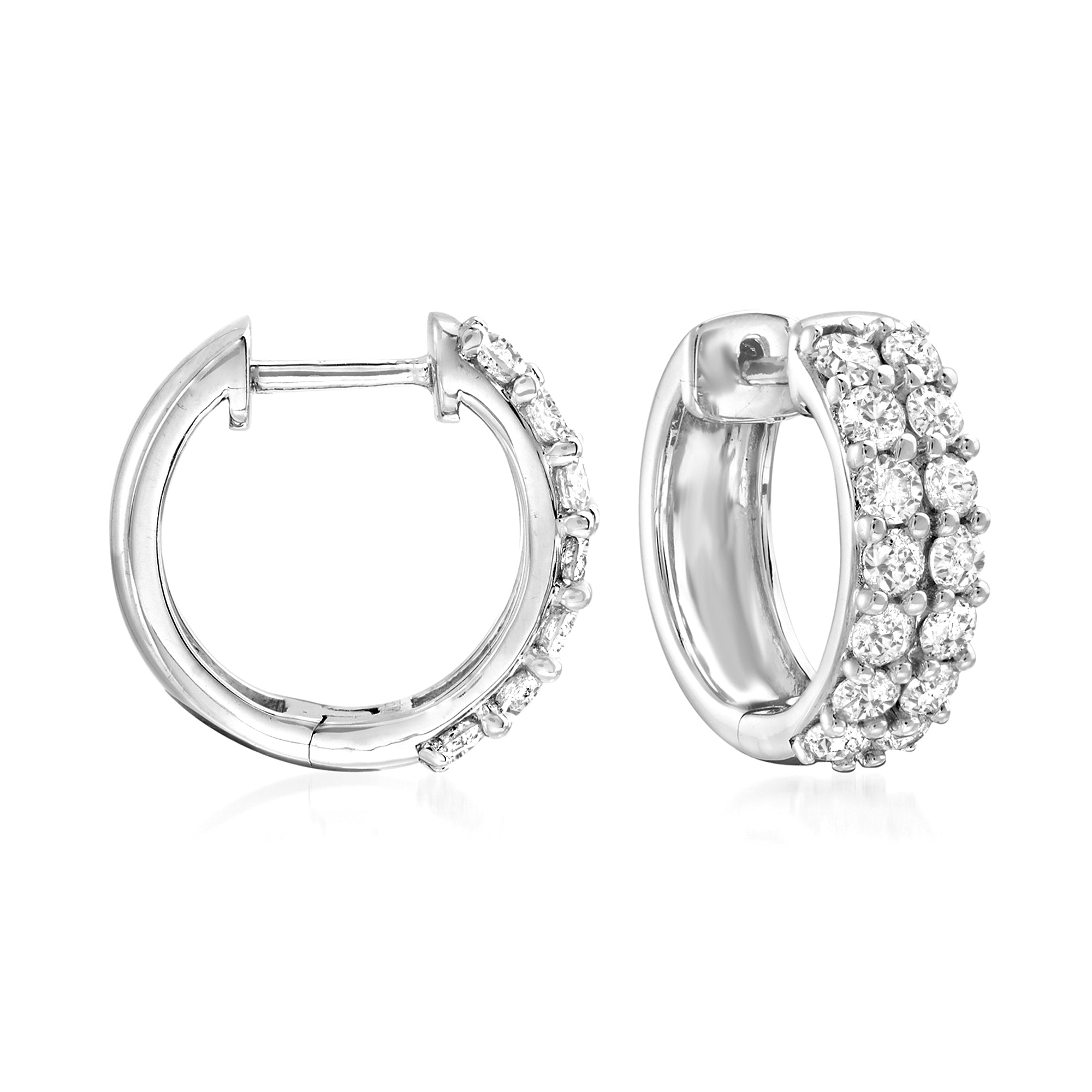 Серьги-кольца Ross-Simons Diamond Huggie Hoop из стерлингового серебра Ross-Simons, белый
Серьги-кольца Ross-Simons Diamond Huggie Hoop из стерлингового серебра Ross-Simons, белый