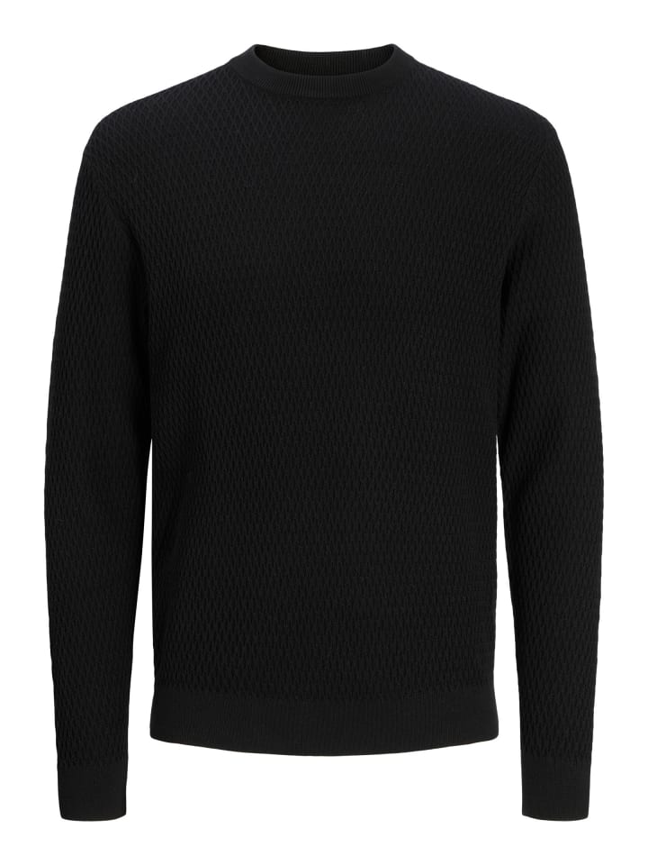 Черный вязаный свитер Jack & Jones
Черный вязаный свитер Jack & Jones