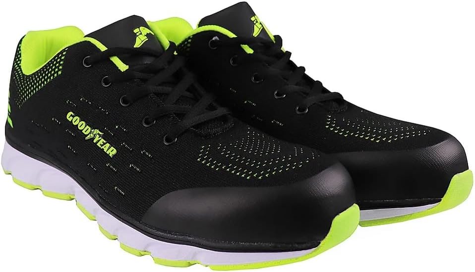 Мужские кроссовки Goodyear с защитой, черный/зеленый
Мужские кроссовки Goodyear с защитой, черный/зеленый